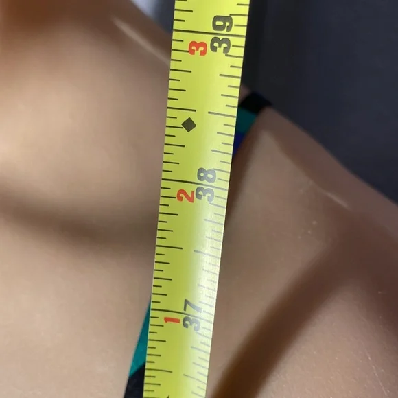 MAGGY LONDON - dress: floral lined bottom and black stretchy strappy top - 16 - Picture 8 of 16